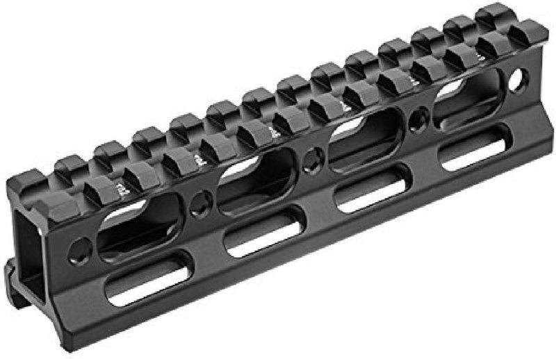 UTG Super Slim Picatinny Riser Mount, 1" Height, 13 Slots , Black - Image 1