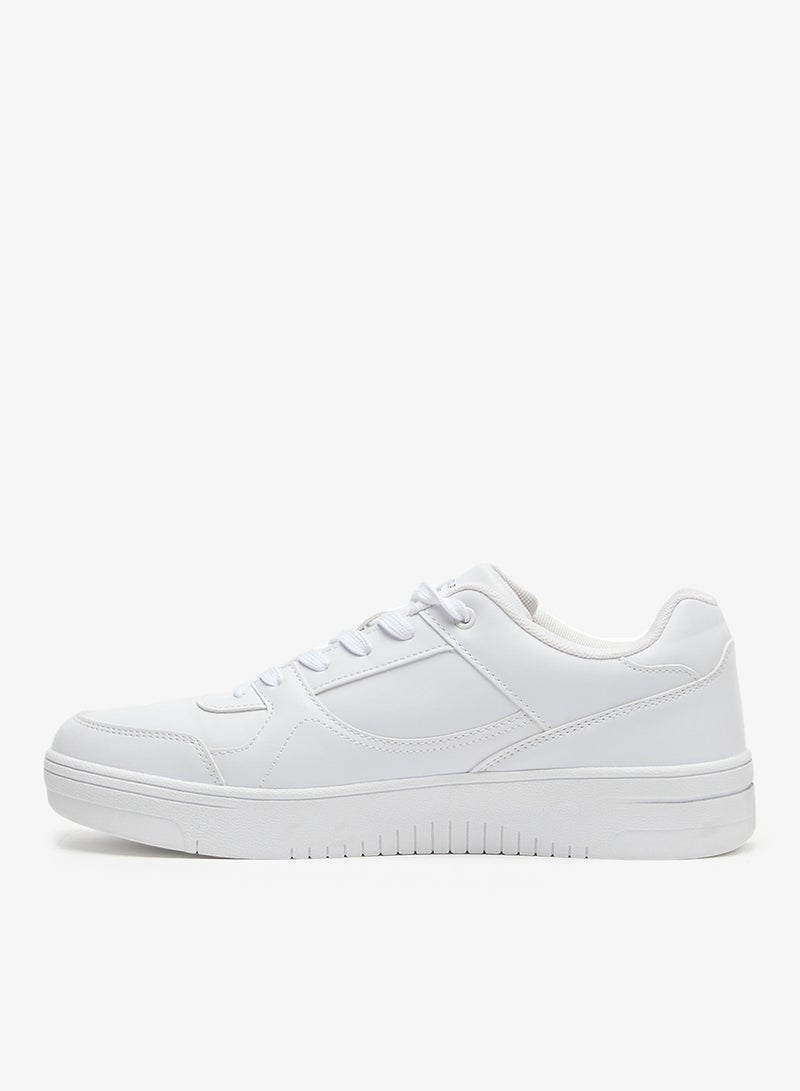 U.S. Polo Assn. Men's Classic White Sneakers - All-White Low-Top Design Shoes, Comfortable Casual Shoes for Everyday Wear - Image 3