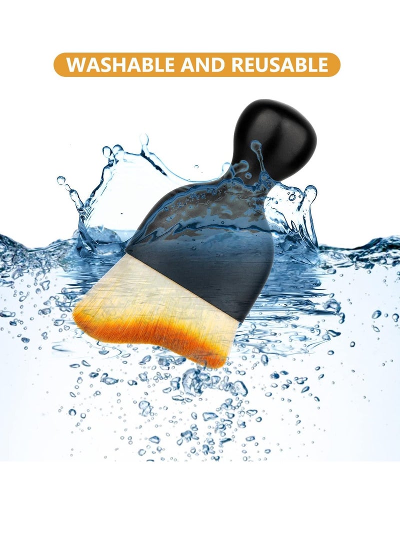 Car Interior Cleaning Tool Brush with Cover, Car Detailing Brushes, Auto Interior Soft Hair Removal Brush, Car Brush, Car Cleaning Brush, Car Interior Cleaning Tool Brush, Scratch Free 2Pcs - Image 5