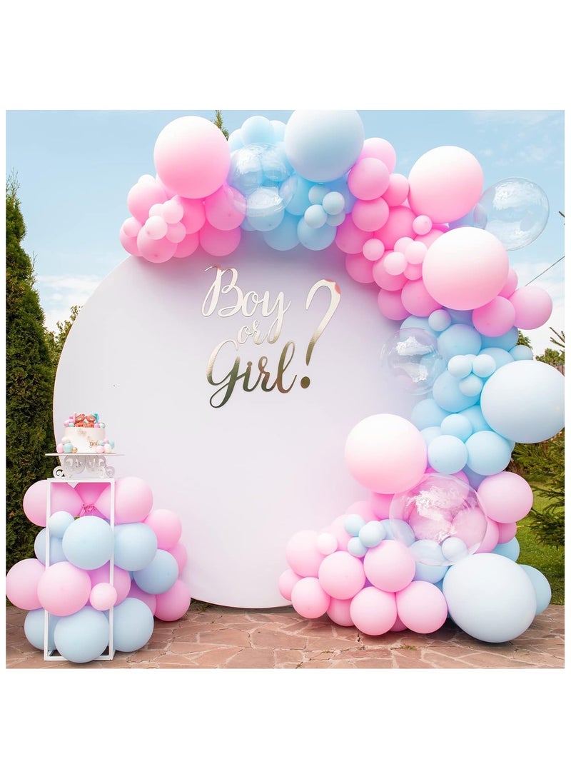 Pastel Pink Balloons Different Sizes 105pcs 5/10/12/18 Inch for Garland Arch, Pink Latex Balloons for Birthday, Wedding Baby Shower Gender Reveal Anniversary Pink Party Decorations - Image 5