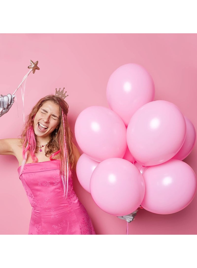 Pastel Pink Balloons Different Sizes 105pcs 5/10/12/18 Inch for Garland Arch, Pink Latex Balloons for Birthday, Wedding Baby Shower Gender Reveal Anniversary Pink Party Decorations - Image 3