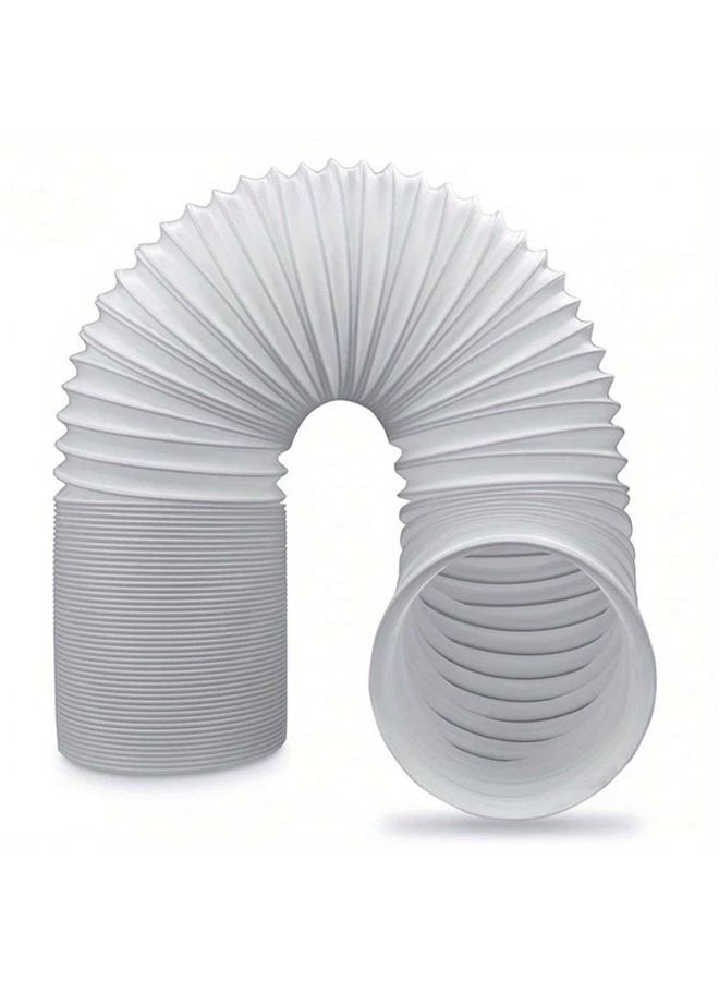 Adjustable Air Duct Hose Heavy Duty 4 Layer Dryer Vent Pipe With 2 Clamps 5 12inch Diameter - Image 1