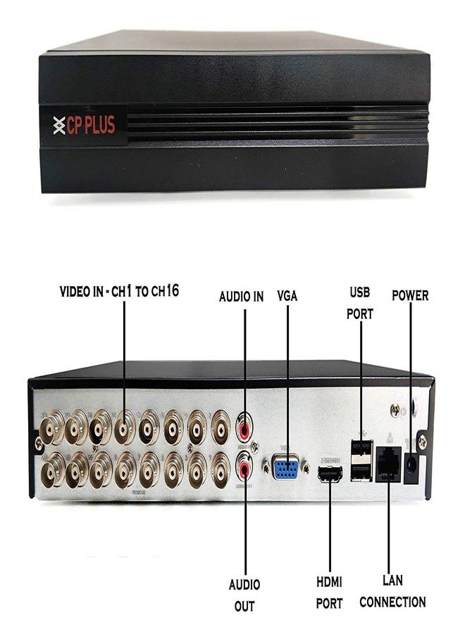 CP Plus 16 Channel Full HD H.265+ DVR Upto 2 MP Supported (Model - CP-UVR-1601E1-IC OR CP-UVR-1601E1-HC). by True Vision Technologies - Image 2