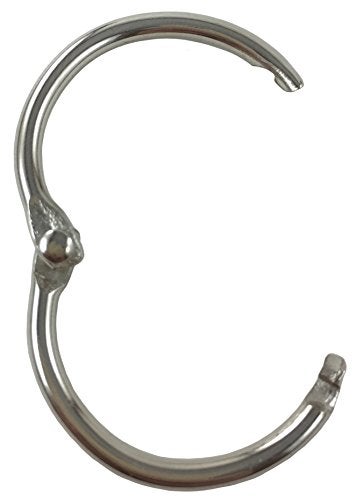 Clipco Book Rings Small 1-Inch Nickel Plated Metal (100-Pack) - Image 3