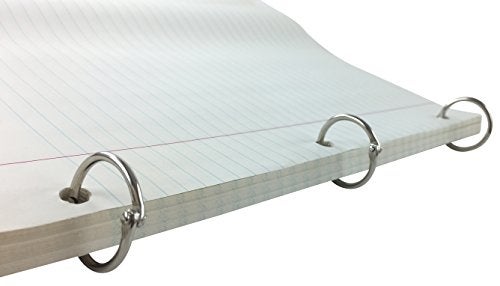 Clipco Book Rings Small 1-Inch Nickel Plated Metal (100-Pack) - Image 4