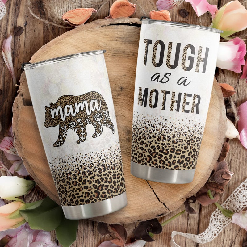 Macorner Macorner Mothers Day Gifts - Birthday Gifts for Mom Nana & Mothers Day Gifts From Daughter Son - Mom Gifts Mother's Day Christmas Gifts For Women Mom Grandma - Stainless Steel Bear 20oz Tumbler  - Image 4