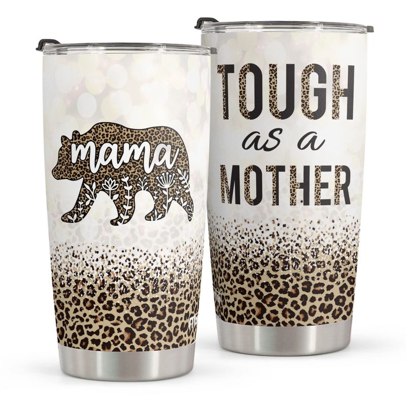 Macorner Macorner Mothers Day Gifts - Birthday Gifts for Mom Nana & Mothers Day Gifts From Daughter Son - Mom Gifts Mother's Day Christmas Gifts For Women Mom Grandma - Stainless Steel Bear 20oz Tumbler  - Image 1