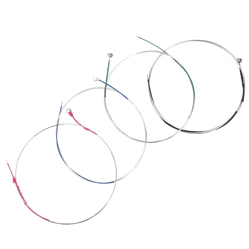 4Pcs Violin Strings Set Silver Stainless Steel Musical Instrument Accessories for 4/4 - Image 2