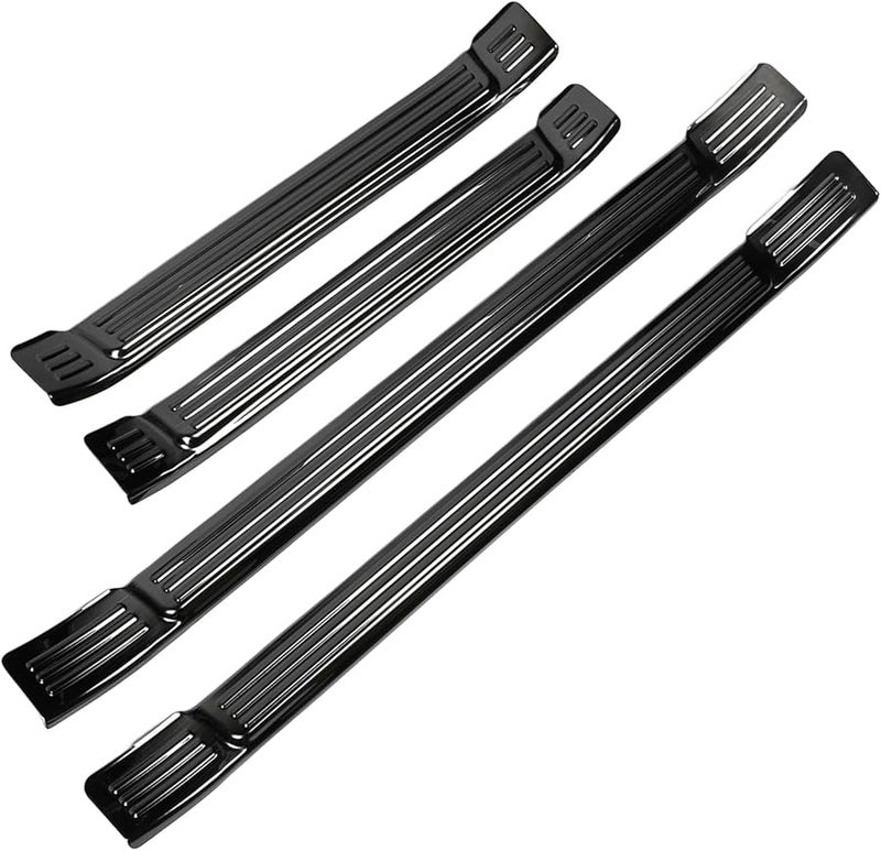 Black Brushed Door Sill Protector Scratch Stainless Steel Scuff Plate Trim For Tacoma 2024 - Image 5