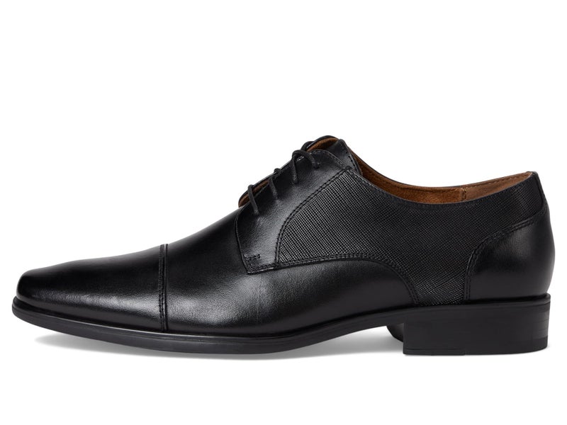 Florsheim Jackson Cap Toe Oxford Formal Shoe for Men - Leather Upper with Man-Made Lining, Snipped Toe, and Blind Eyelets Black 9 M (D) - Image 5