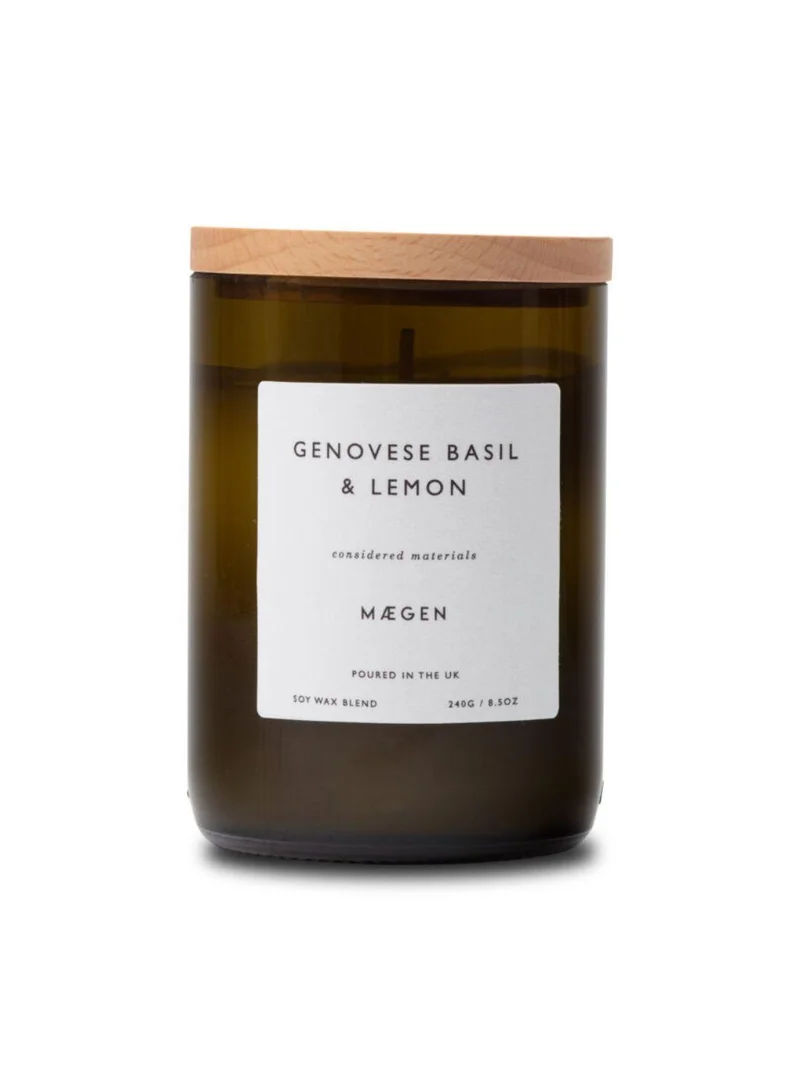 Maegen Orchard Candle - Genovese Basil & Lemon