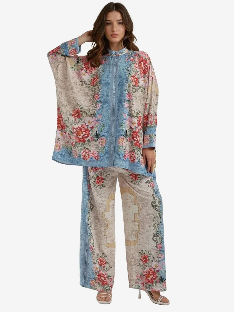 HICCUP Floral Print Co-ord Set