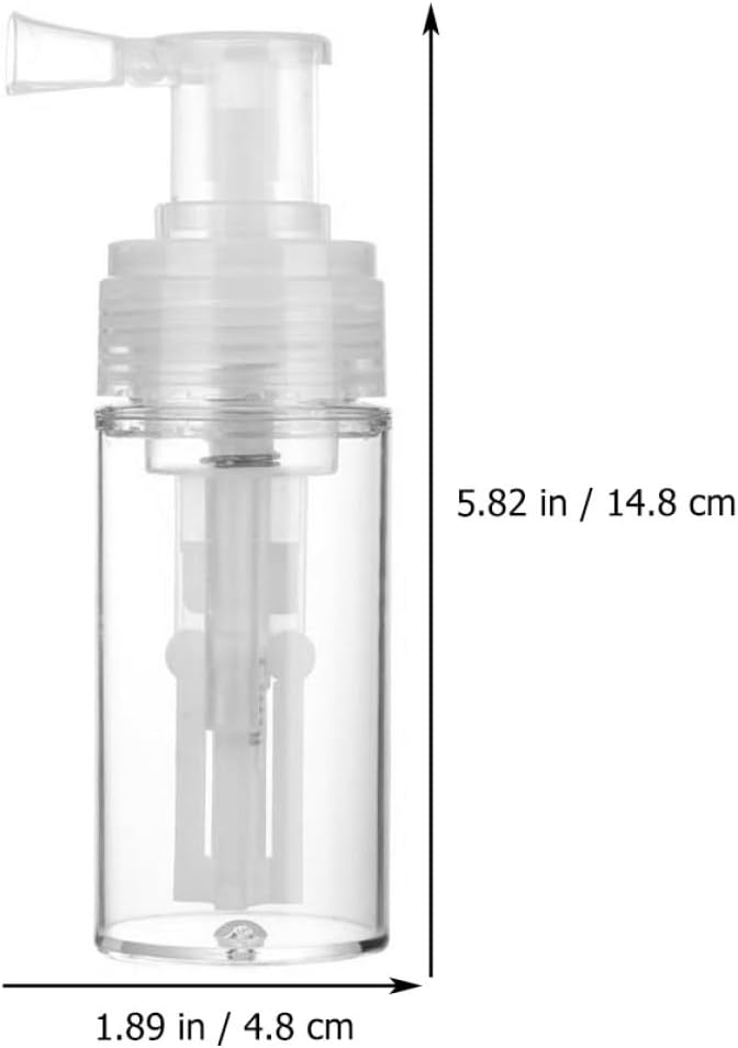 Hairdressing Powder Sprayer 110ml Dry Powder Spray Bottle Portable Refillable Container for Salon and Travel Use - Image 2