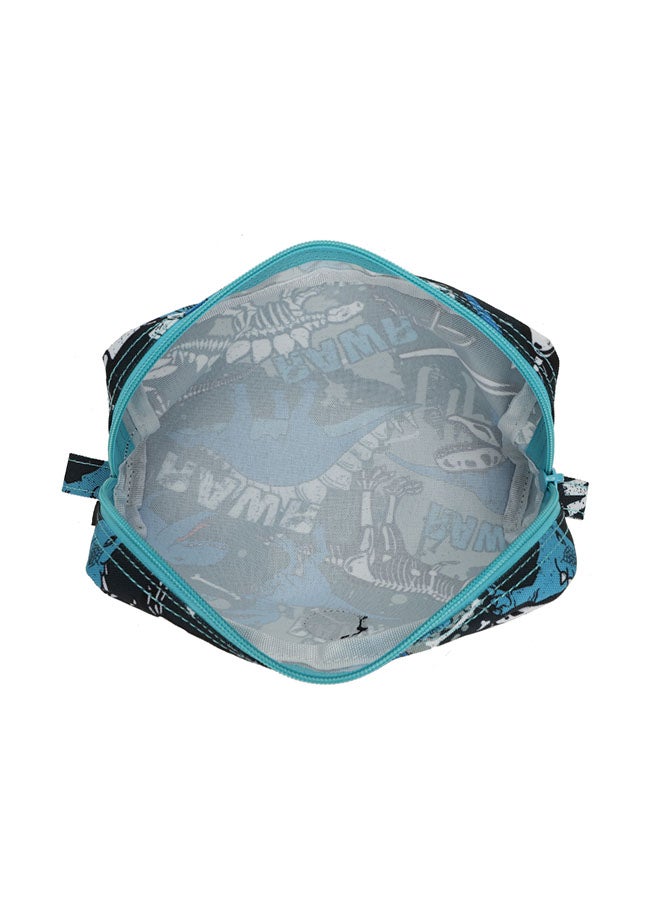 CUBS Dinosaur Print Waterproof pencil case pouch with zip closure - Image 3