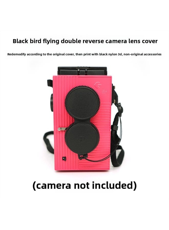 Generic Blackbird Flying Double-reverse Camera One-piece Lens Cover Accessories First-generation Second-generation Shading Protection For Adults-Color:First Generation Split Lens Cover Lens Cover  - Image 2