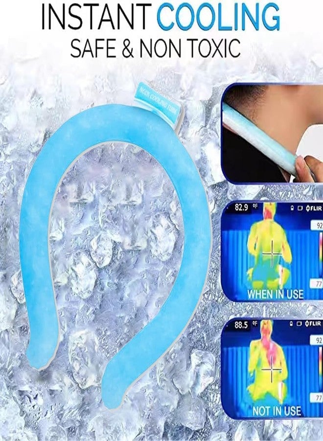 Waexlla Cooling Neck Tube Icy Cool Freeze Neck Cooler Band Reusable Summer Outdoor Sports Running Cycling Cold Collar Ice Cushion Chill | 1 pcs - Image 5
