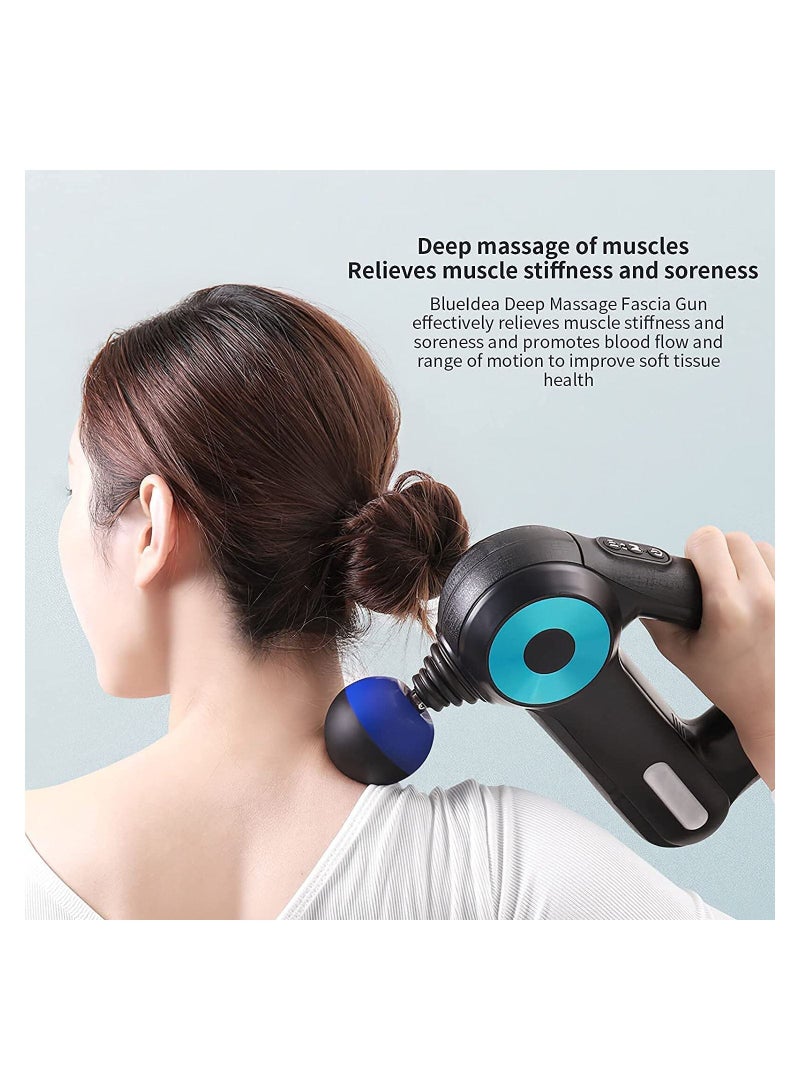Deep Tissue Muscle Massage Gun Body Shoulder Back Neck Massager Exercising Athletes Relaxation Fitness Home Recovery Fascia Grab - Image 3
