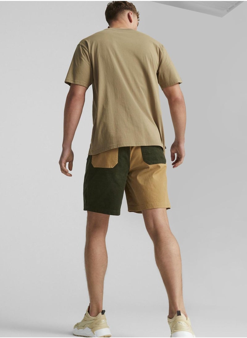 PUMA - Downtown Corduroy Shorts - Image 1