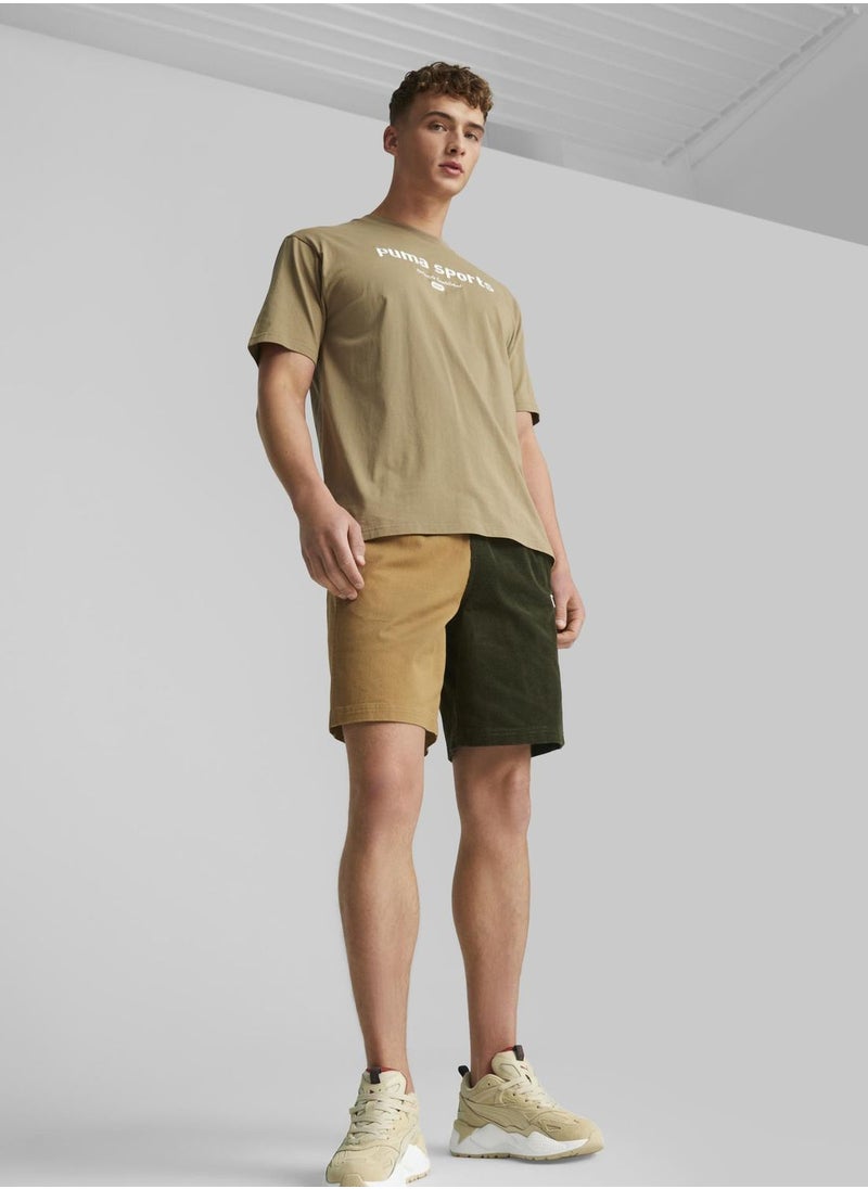 PUMA - Downtown Corduroy Shorts - Image 1