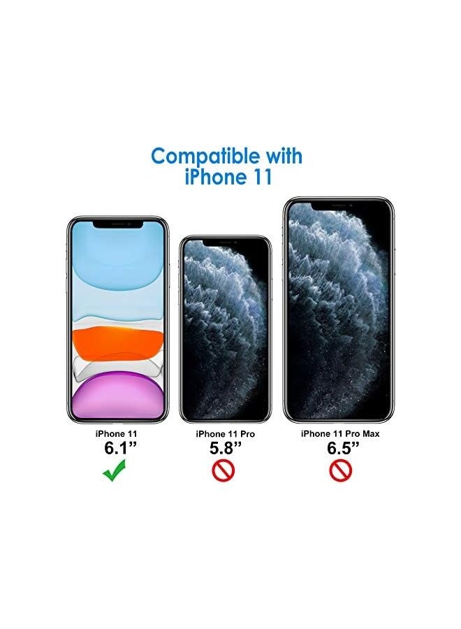 Jetech Wallet Case for iPhone 11 6.1-Inch, Shockproof PU Leather Magnetic Flip Cover with Card Holder and Stand Feature (Black) - Image 2