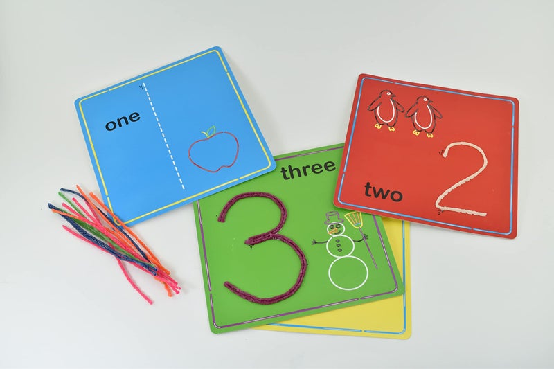 WikkiStix Early Learning Trio, Alphabet, Numbers and Shapes for Easy, Fun Preschool Learning, Made in The USA - Image 3