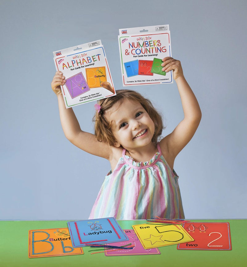 WikkiStix Early Learning Trio, Alphabet, Numbers and Shapes for Easy, Fun Preschool Learning, Made in The USA - Image 5