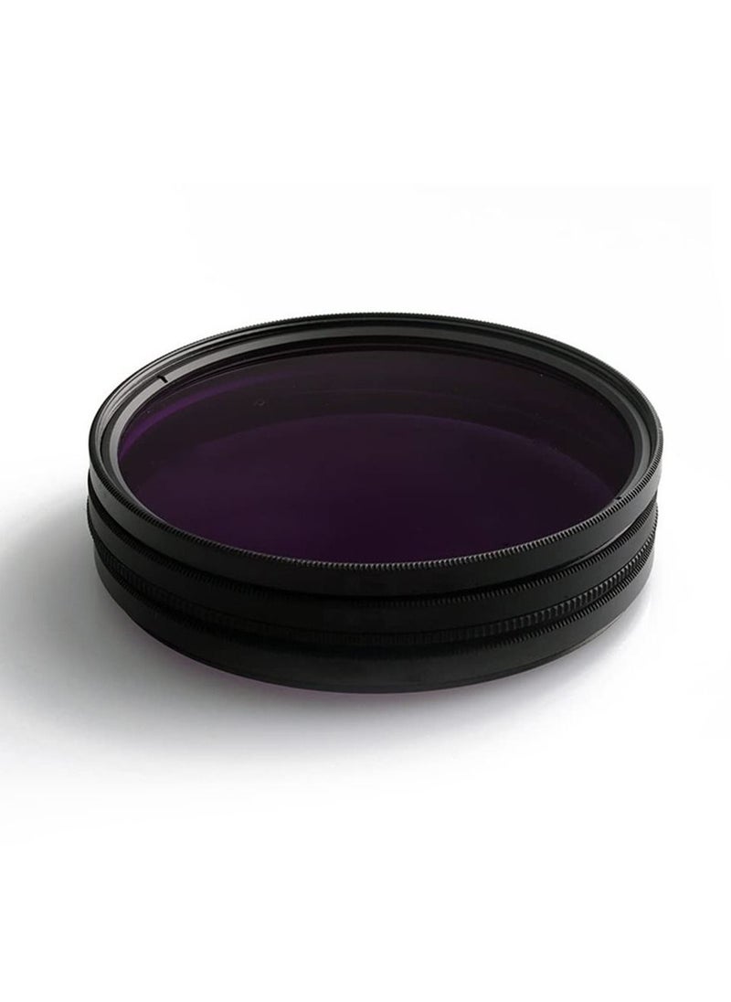 Generic - 6 in 1 Kit Lens Cap Hood UV+CPL+FLD Circular Polarizer Filter Case for Canon/Nikon/Sony/Olympus/Pentax/Panasonic Camera Lenses (55MM) - Image 1