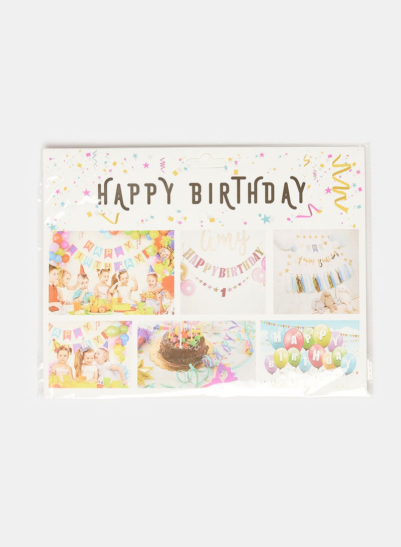 Rosegold  HBD Letterbanner