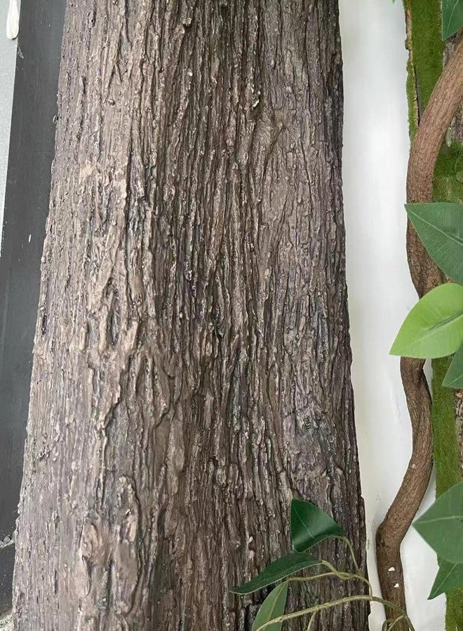 BOALORD لحاء شجرة صناعي، مقاس 19.69 × 39.37 بوصة، لحاء صناعي لتزيين الأعمدة والأنابيب، لحاء شجرة صناعي قابل للقص للأعمدة والجدران والأرضيات وتزيين الأشجار - Image 3