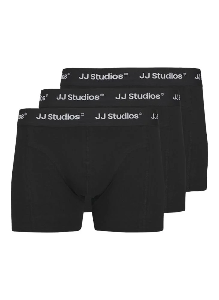 JACK & JONES 3 Pack Jacsoho Solid Trunks