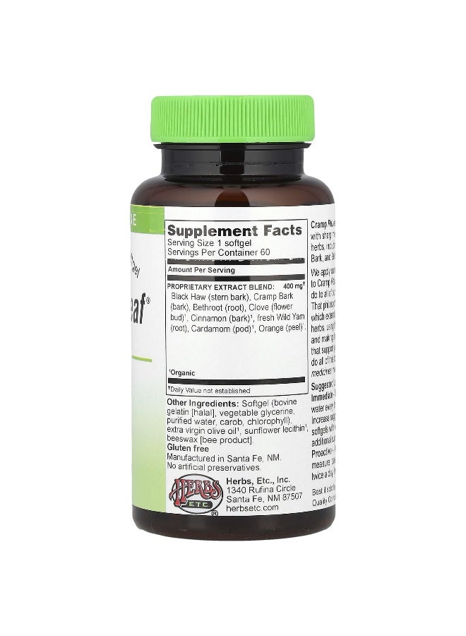HERBS ETC. Herbs Etc., Cramp ReLeaf® (Menstrual), 60 Softgels - Image 2