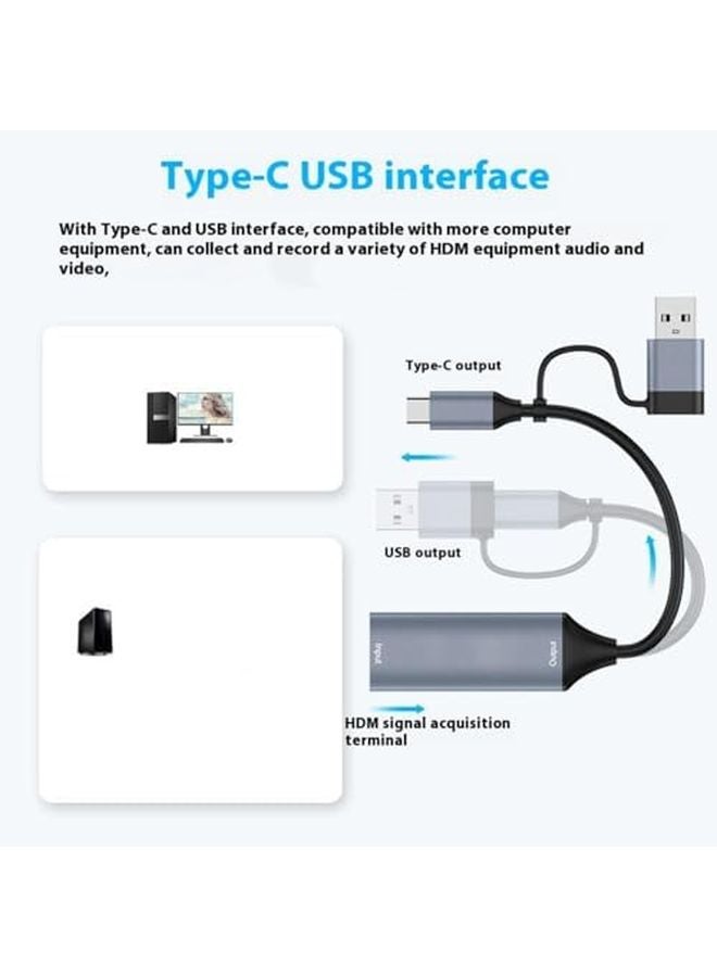 4K USB C Video Capture Card HDMI Game Recorder Live Streaming Device - Image 3