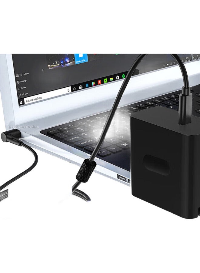 Trendsetter Compatible Power Charging Cable For Lenovo Laptops, Suitable For Xiaoxin Air 12/13/14/15, Yoga510S/710, Fast Charging Type-C To 4017 Small Round Port Pd Deceptive Cable - Image 3