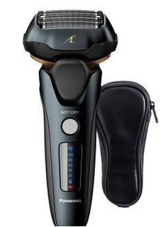 Panasonic ARC5 Electric Razor for Men with Pop-up Trimmer, Wet Dry 5-Blade Electric Shaver with Intelligent Shave Sensor and 16D Flexible Pivoting Head - ES-LV67-K (Black)