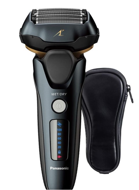 Panasonic ARC5 Electric Razor for Men with Pop-up Trimmer, Wet Dry 5-Blade Electric Shaver with Intelligent Shave Sensor and 16D Flexible Pivoting Head - ES-LV67-K (Black)