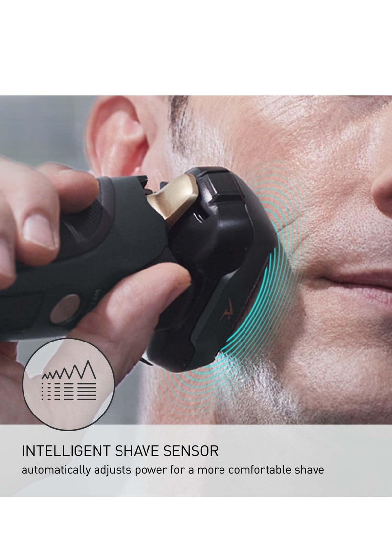 Panasonic - Panasonic ARC5 Electric Razor for Men with Pop-up Trimmer, Wet Dry 5-Blade Electric Shaver with Intelligent Shave Sensor and 16D Flexible Pivoting Head - ES-LV67-K (Black) - Image 1