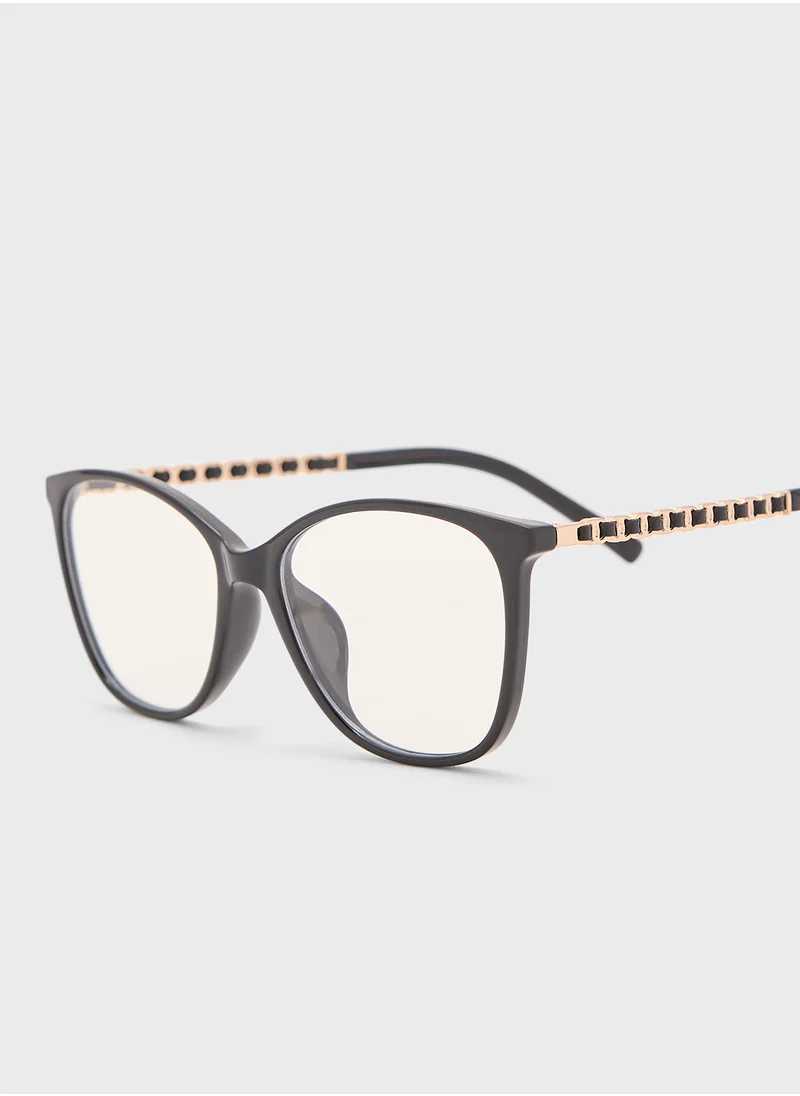 ELLA Anti Blue Laptop Optic Cat Eye Lens Glasses