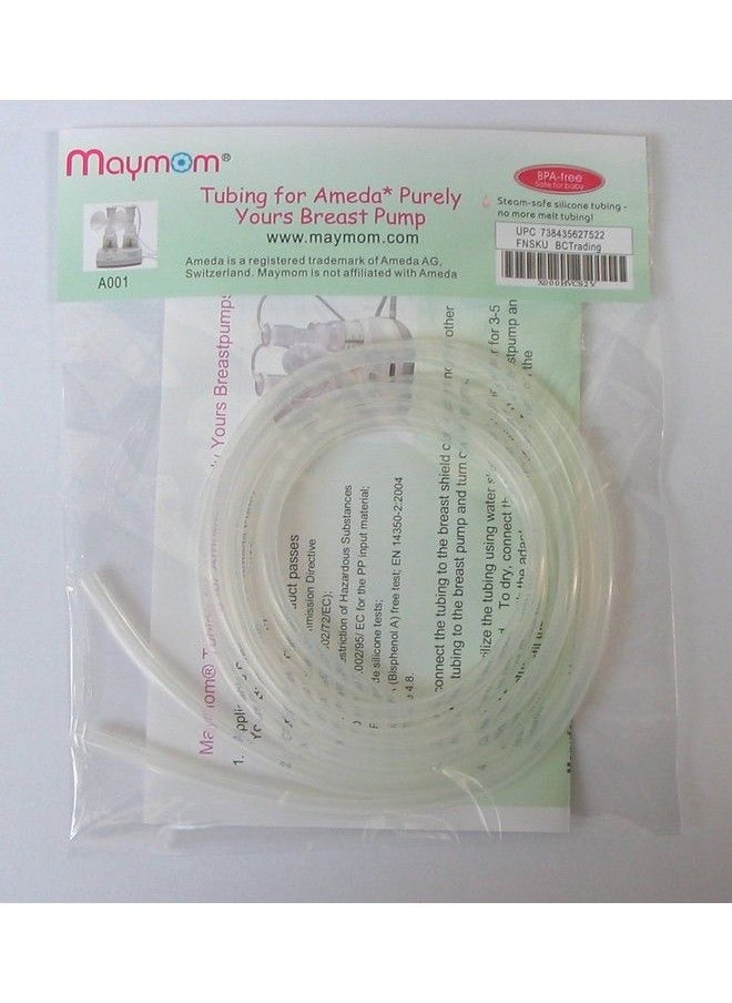 Maymom Replacement Tubing For Ameda Purely Yours Mya Joy Joy Plus Breast Pump; Also Suitable For Spectra S1 Spectra S2 Spectra 9 Pumps; Retail Pack 2 Tubes/Pack  - Image 4