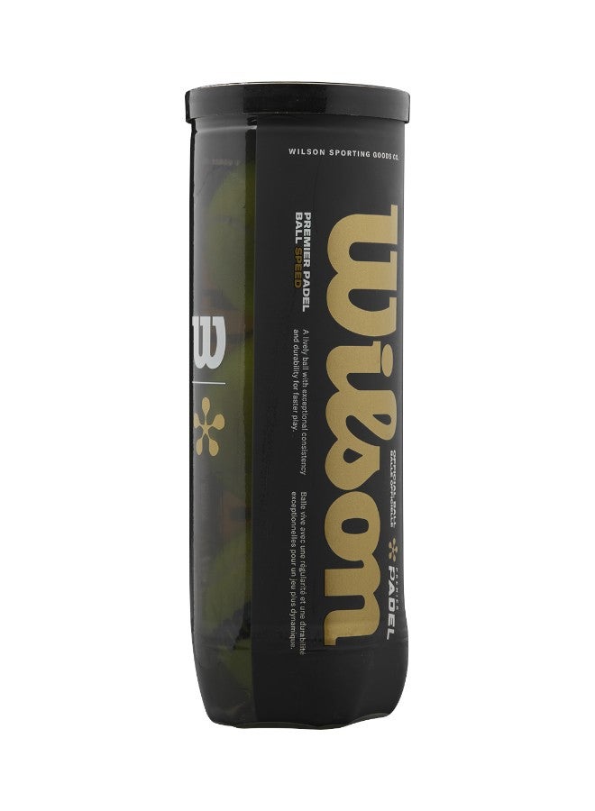 Wilson PREMIER PADEL OFFICIAL 3-BALL CAN - Image 3