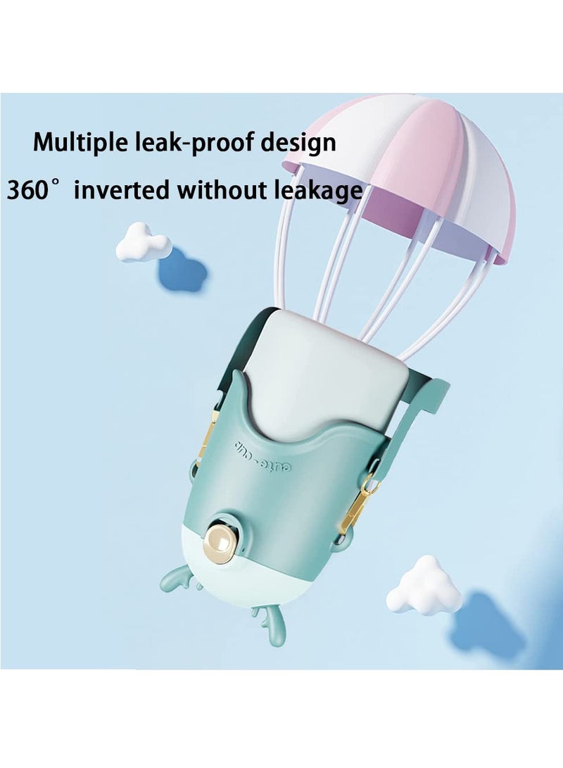 Cute Insulated Kids Water Bottle, 12oz Stainless Steel with Straw & Strap, Leak-Proof & Scald-Proof for Boys & Girls - Image 3