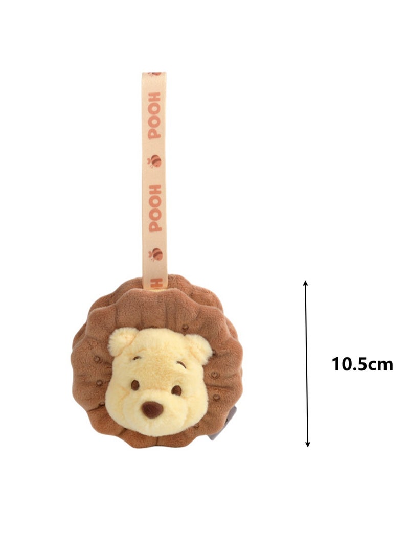 10.5cm Cute Plush Texture Coin Purse, Key Pendant, Bag Pendant Decoration, Suitable For Children'S Toy Gift (Yellow Bear) - Image 2