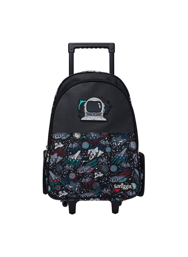 Smiggle Large Rolling Backpack - Travel Dual Shoulder Bag for Students