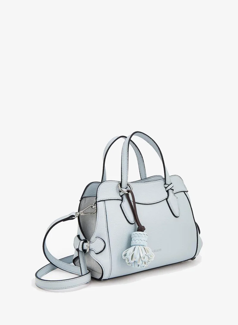 Celeste BLUE Textured Crossbody Bag With Tassel Detail for Women | Best Price UAE