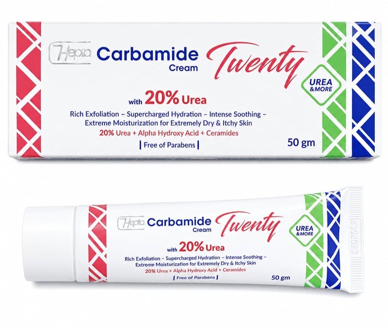 Hepta carbamide Twenty 20% cream moisturizing 50 gram - Image 1