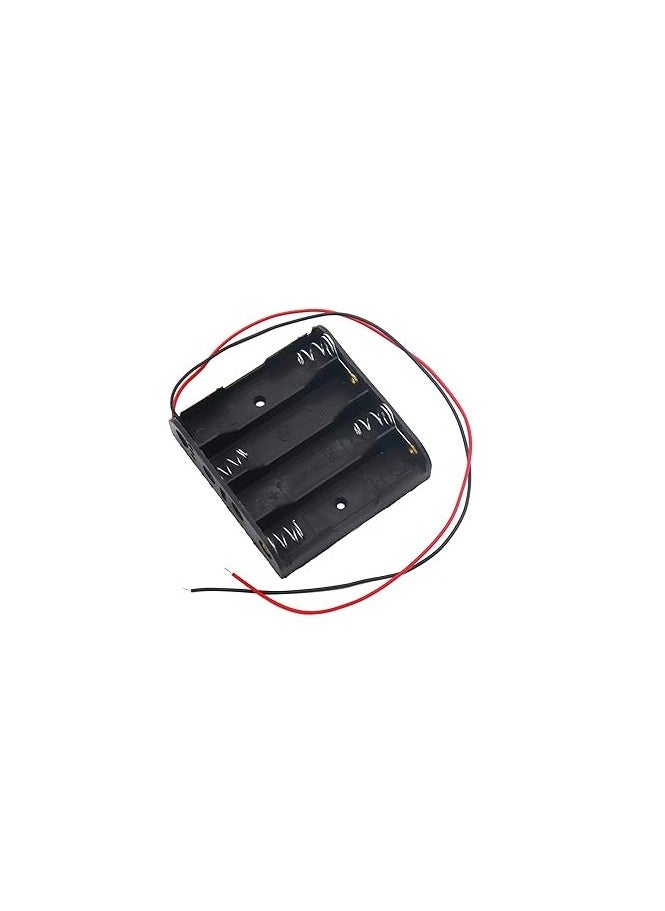 KNP - KNP 4xAA Battery Holder is designed to securely hold four AA batteries in place providing protection and ensuring reliable power delivery for various electronic devices and projects. - Image 1