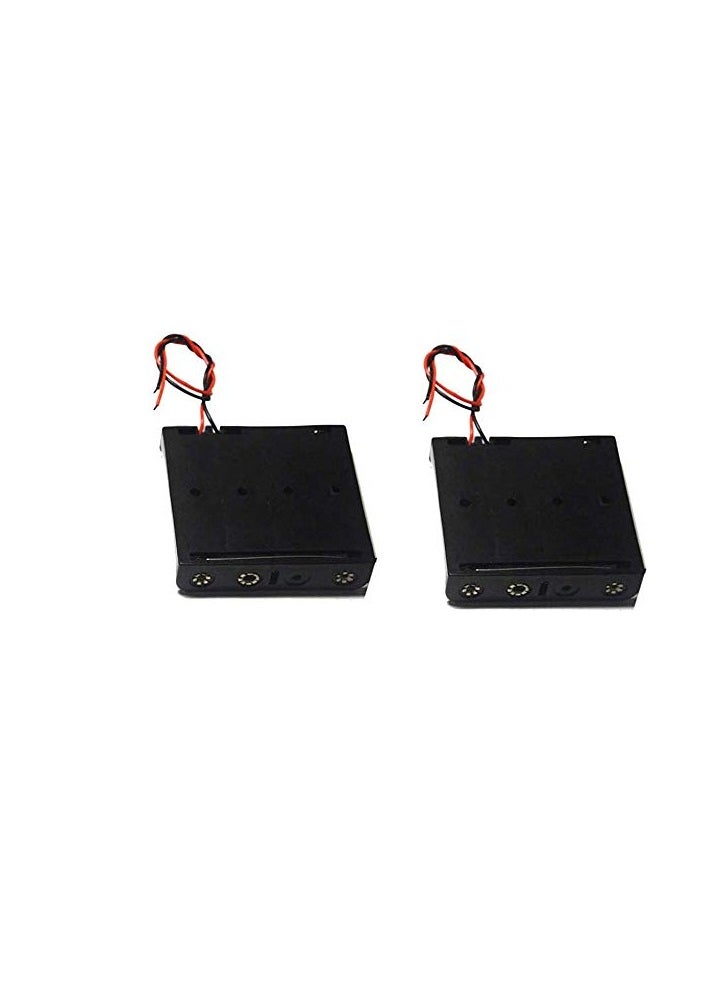 KNP - KNP 4xAA Battery Holder is designed to securely hold four AA batteries in place providing protection and ensuring reliable power delivery for various electronic devices and projects. - Image 1