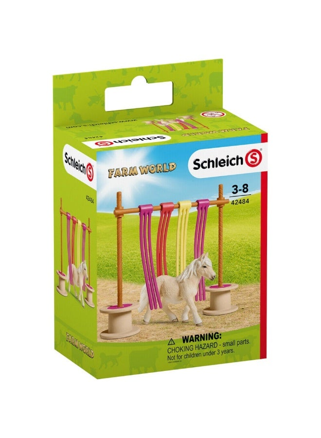 Schleich Pony Curtain Obstacles Playset - Image 2