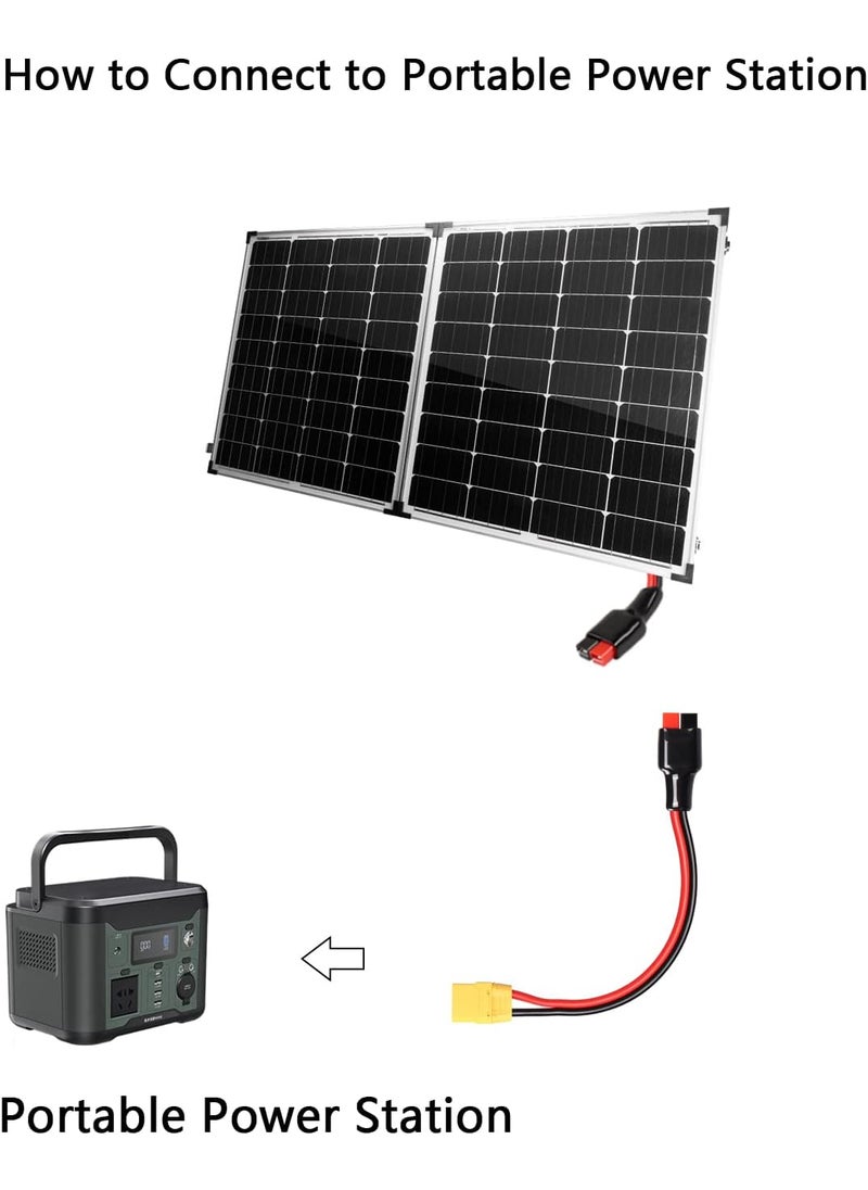 CERRXIAN CERRXIAN 32FT 12AWG XT90 Female to Solar Panel Connector 30A Power Pole Port Extension Cable for Electric Bike Solar Panel to Portable GeneratorXT90F  - Image 4