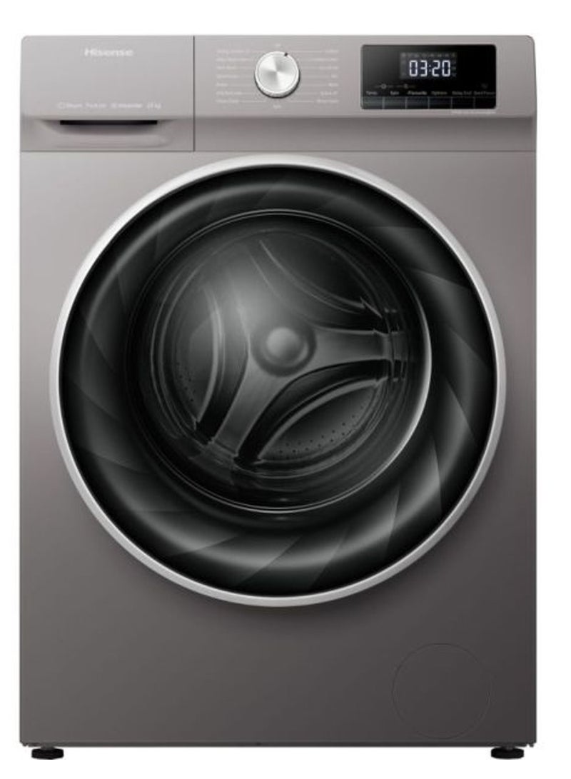 Hisense Front Load Washer 10 kg WFQY1014EVJMT 10 kg WFQY1014EVJMT Silver - Image 1