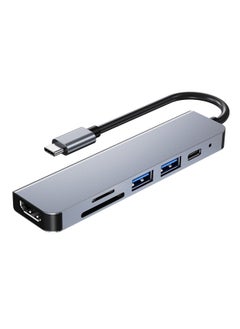 6 in 1 Laptop Docking Station Hub Multiport Adapter